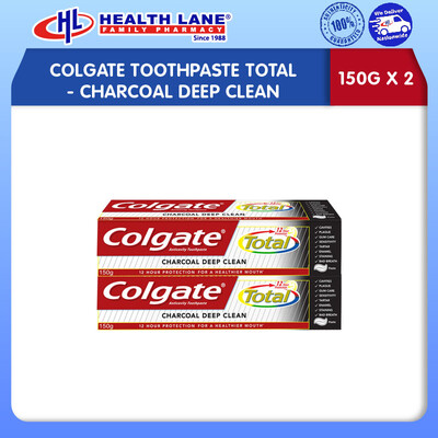 COLGATE UBAT GIGI TOTAL- ARANG DEEP CLEAN (150Gx2)